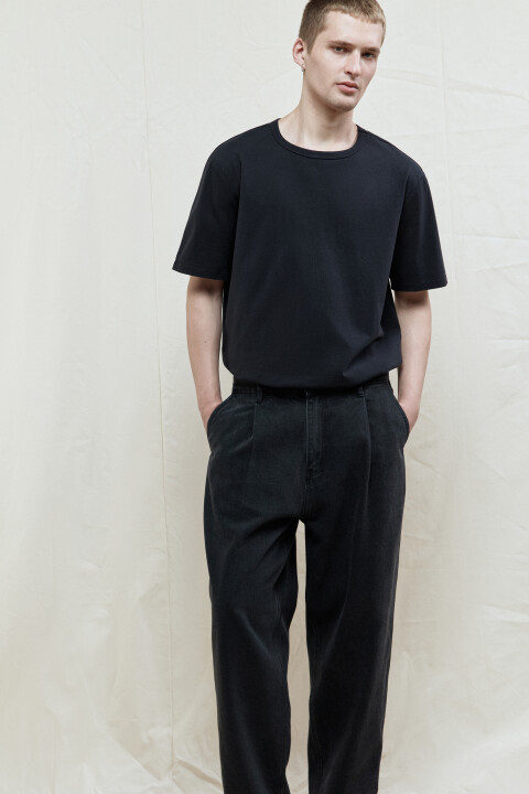 

Джинсы balloon fit широкие со средней посадкой, Черный, Джинсы balloon fit широкие со средней посадкой