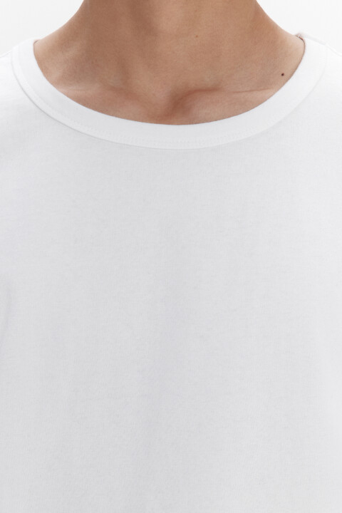 

Футболка regular fit базовая из хлопка, Белый, Футболка regular fit базовая из хлопка