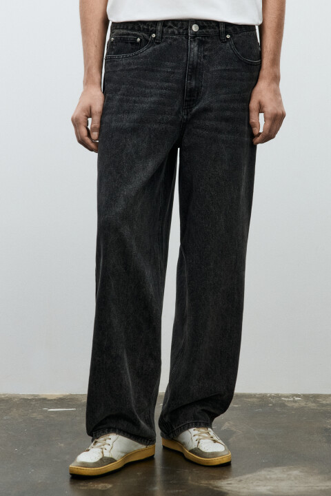 

Джинсы-скейтер широкие, Серый, Джинсы-скейтер широкие