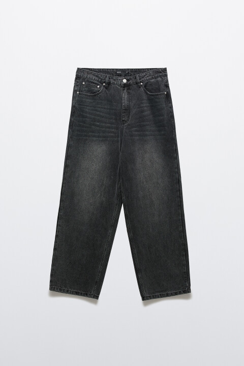 

Джинсы skater fit широкие, Голубой, Джинсы skater fit широкие