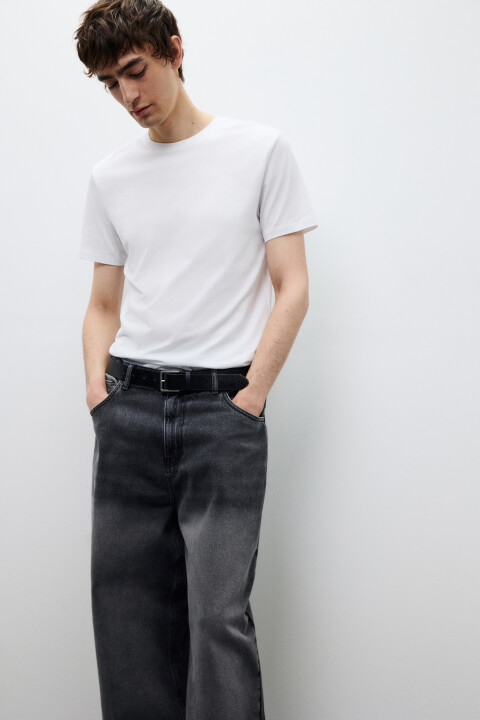 

Футболка облегающая базовая, Белый, Футболка облегающая базовая