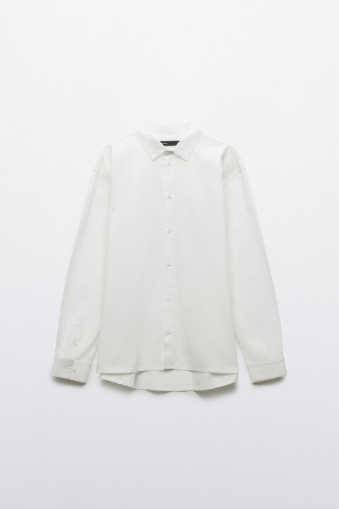 

Рубашка классическая хлопковая, Белый, Рубашка классическая хлопковая