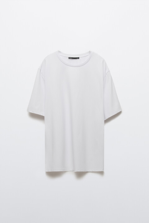 

Футболка хлопковая базовая, Белый, Футболка хлопковая базовая