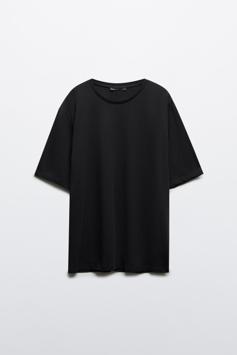 

Футболка хлопковая базовая, Черный, Футболка хлопковая базовая