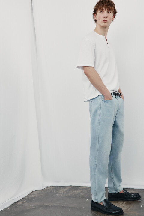 

Брюки джинсовые мужские, Голубой, брюки джинсовые мужские