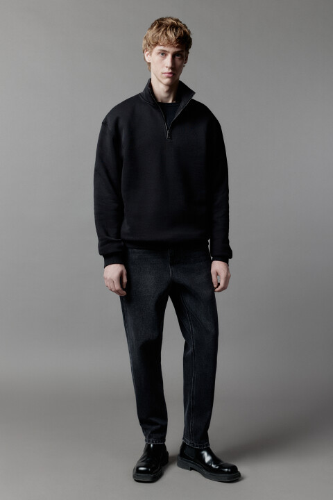 

Джинсы tapered fit зауженные, Черный, Джинсы tapered fit зауженные