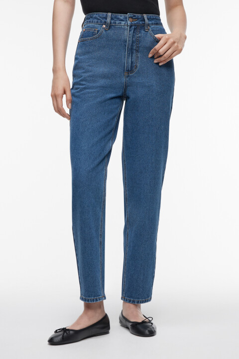 

Джинсы MOM классические с высокой посадкой, Серый, Джинсы MOM классические с высокой посадкой