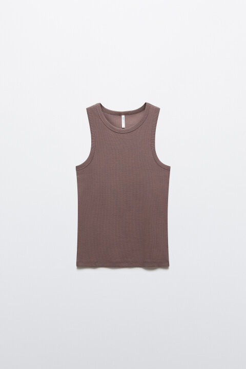 

Майка базовая облегающая в рубчик, Розовый, Майка базовая облегающая в рубчик