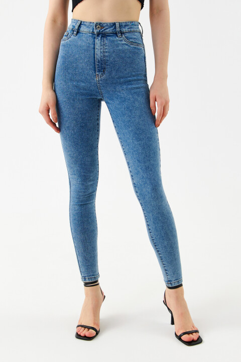 

Брюки джинсовые женские, Индиго, Брюки джинсовые женские