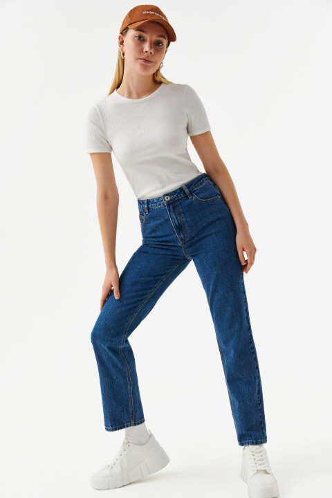 

Брюки джинсовые женские, Индиго, Брюки джинсовые женские