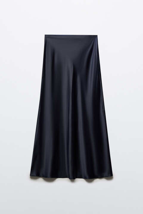 

Юбка-годе макси атласная, Коричневый, Юбка-годе макси атласная