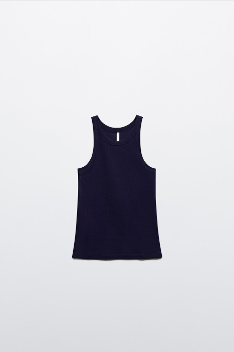 Майка TANKTOP облегающая в рубчик