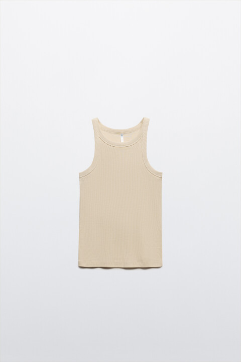 Майка TANKTOP облегающая в рубчик