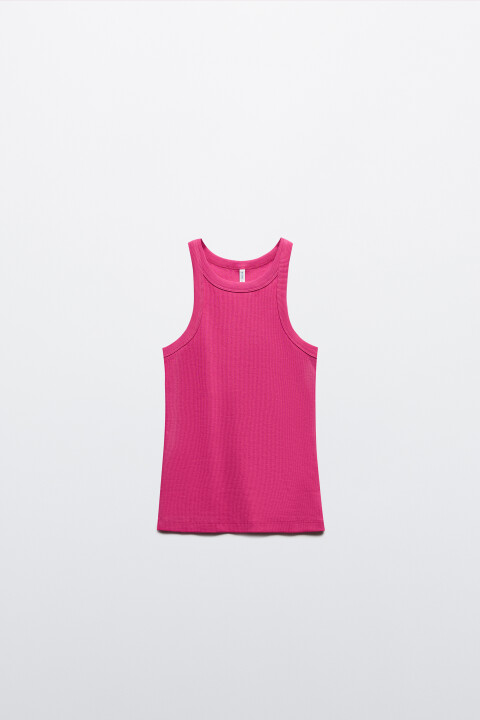 Майка TANKTOP облегающая в рубчик