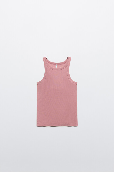 Майка TANKTOP облегающая в рубчик