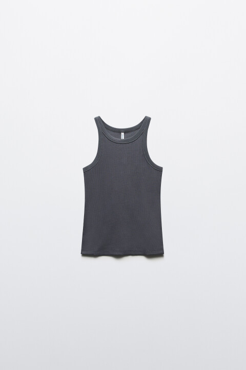 Майка TANKTOP облегающая в рубчик