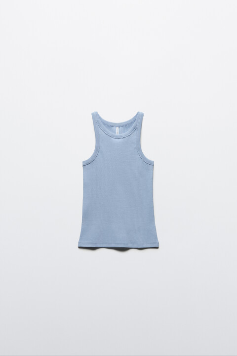 Майка TANKTOP облегающая в рубчик