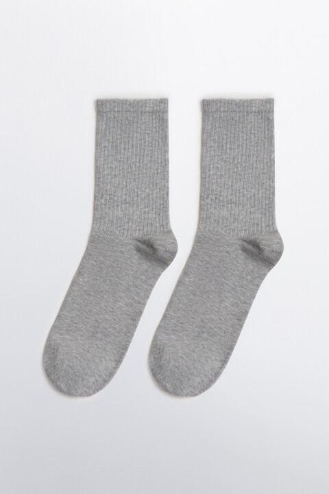 

Носки высокие базовые, Серый, Носки высокие базовые