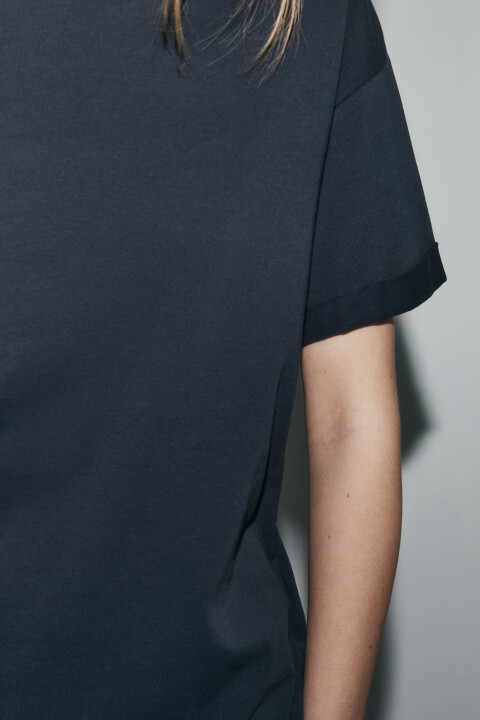 

Футболка свободная хлопковая, Серый, Футболка свободная хлопковая