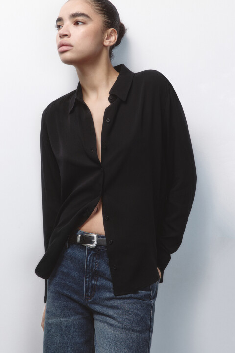 

Блузка ViShirt базовая из вискозы, Черный, Блузка ViShirt базовая из вискозы
