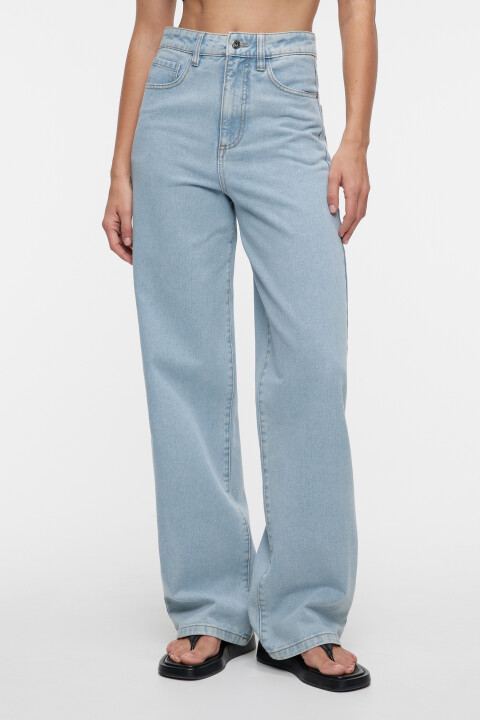 

Джинсы WIDE широкие с высокой посадкой, Голубой, Джинсы WIDE широкие с высокой посадкой