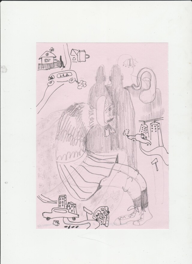 графика на розовом - CO:CREATE 1