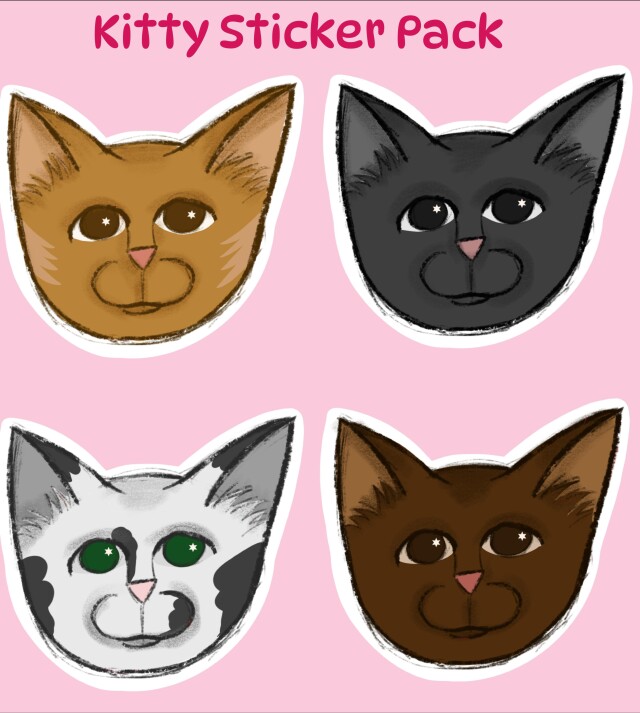 Kitty Stickerpack - CO:CREATE