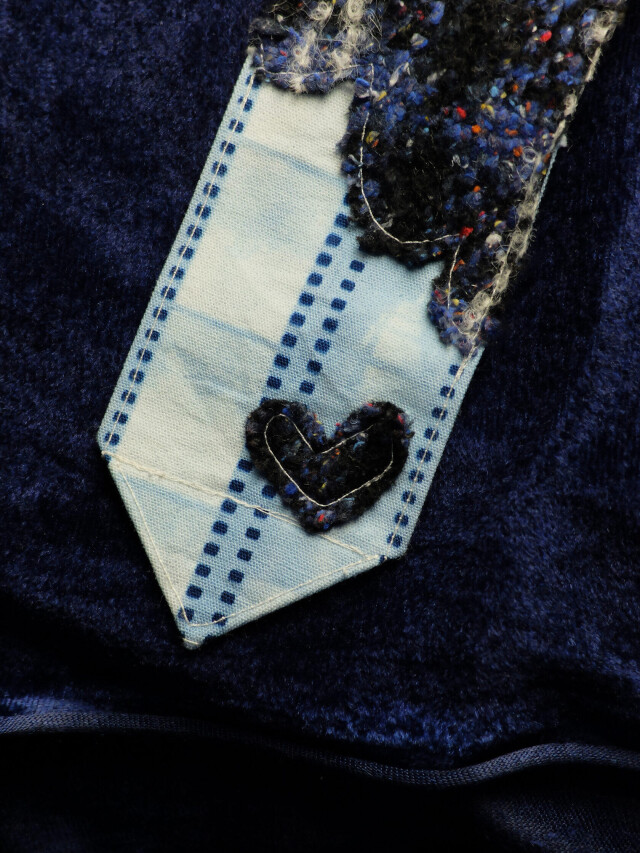 Галстук retroplace cyan tie - CO:CREATE 7