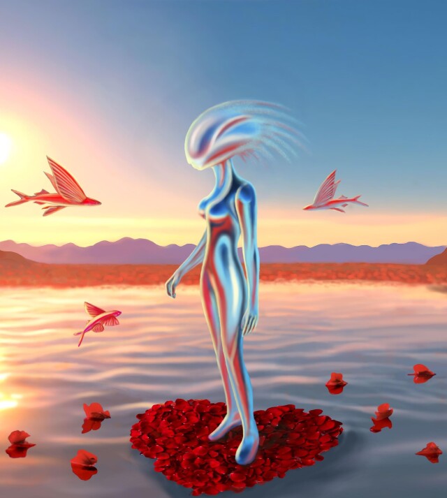 Инопланетянка на озере - CO:CREATE