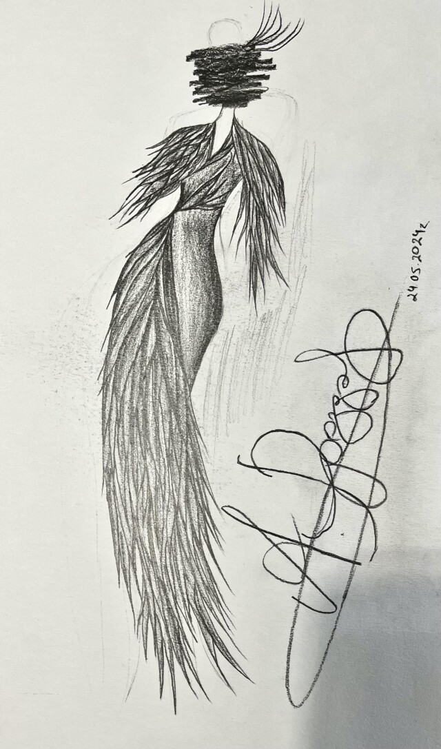 Платье Птица - CO:CREATE 1