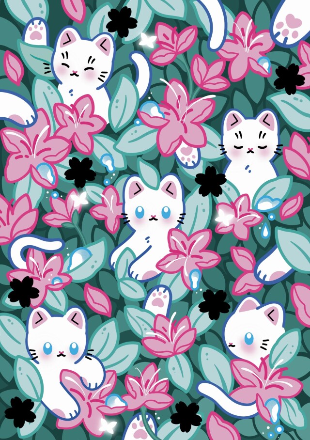 CATS x FLOWERS - CO:CREATE 1