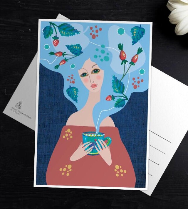 Открытка авторская - CO:CREATE