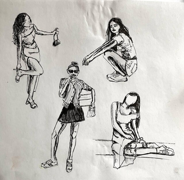 Быстрые зарисовки людей - CO:CREATE 2