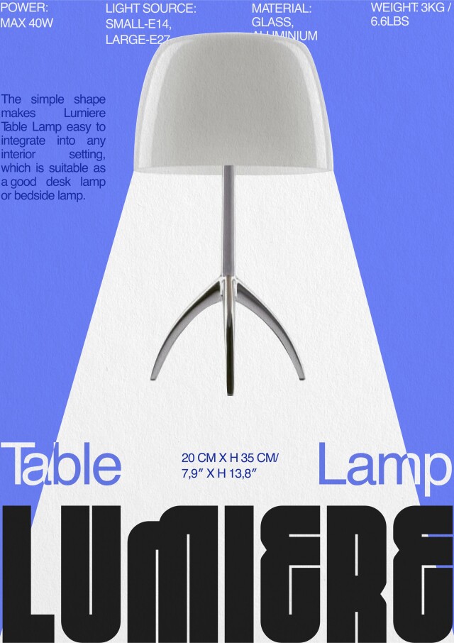 Table lamps//POSTERS COLLECTION - CO:CREATE 1