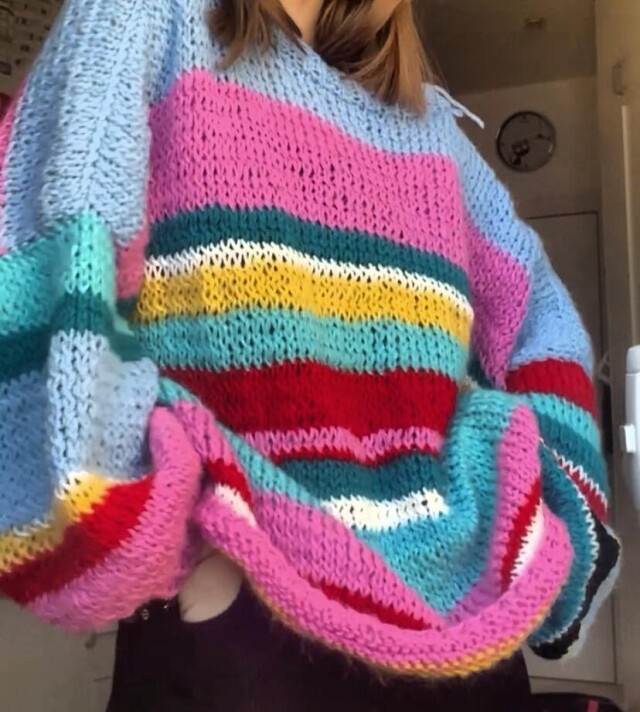 Свитер полосатый 👾 - CO:CREATE