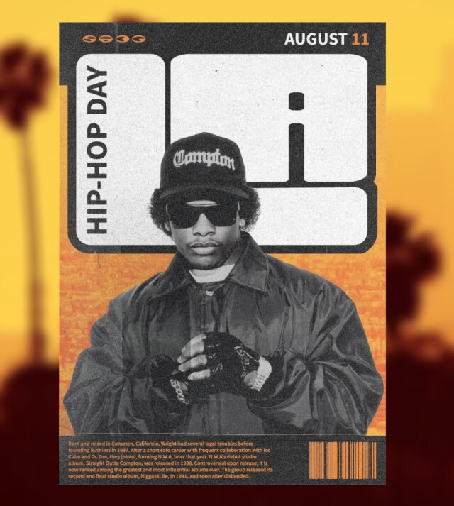 Happy hip-hop day, Eazy-e - CO:CREATE