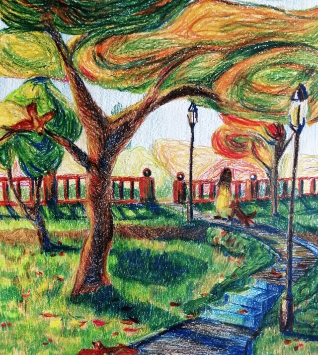 Графический пейзаж: парк - CO:CREATE