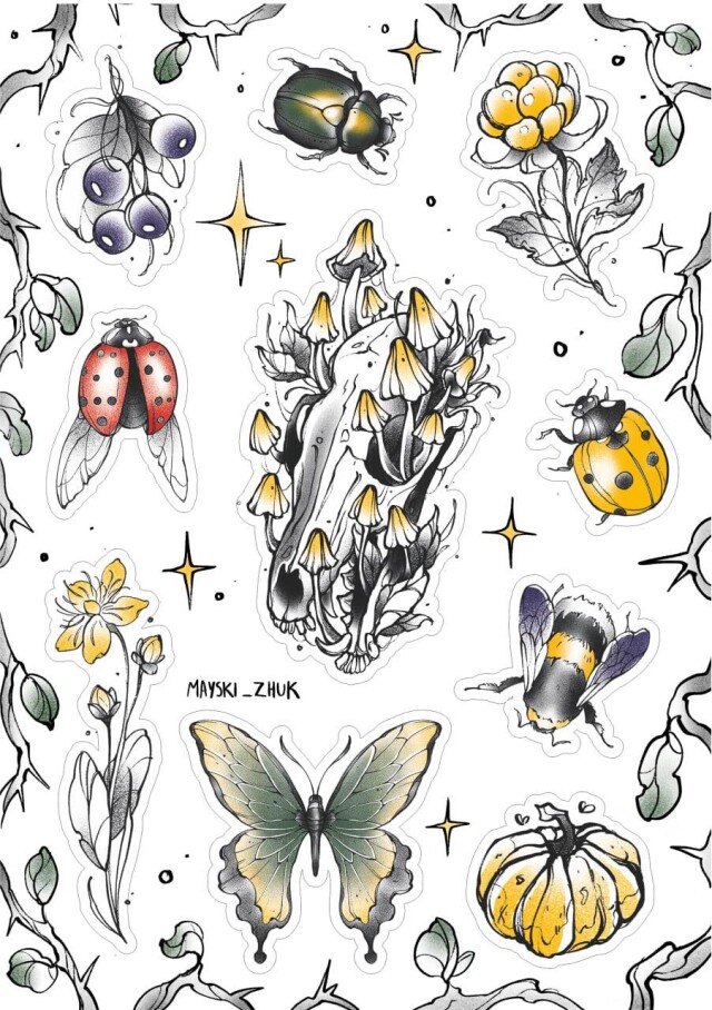 Стикерпак "Лесная жизнь" - CO:CREATE 1