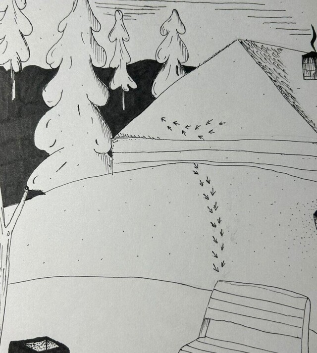 Дом, лавочка, фонарь - CO:CREATE