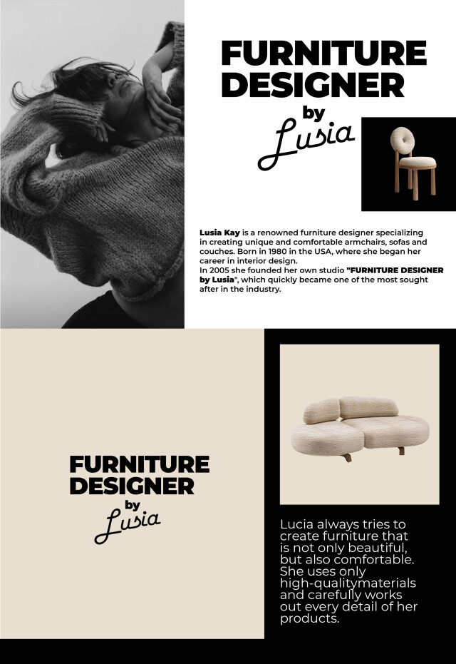 Фирменный стиль для дизайнера мягкой мебели - CO:CREATE 4