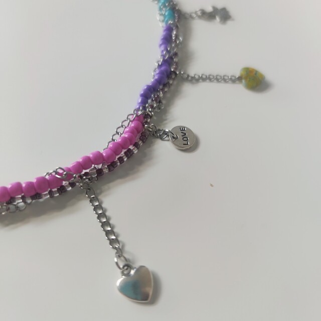 Разноцветное ожерелье ручной работы - CO:CREATE 2