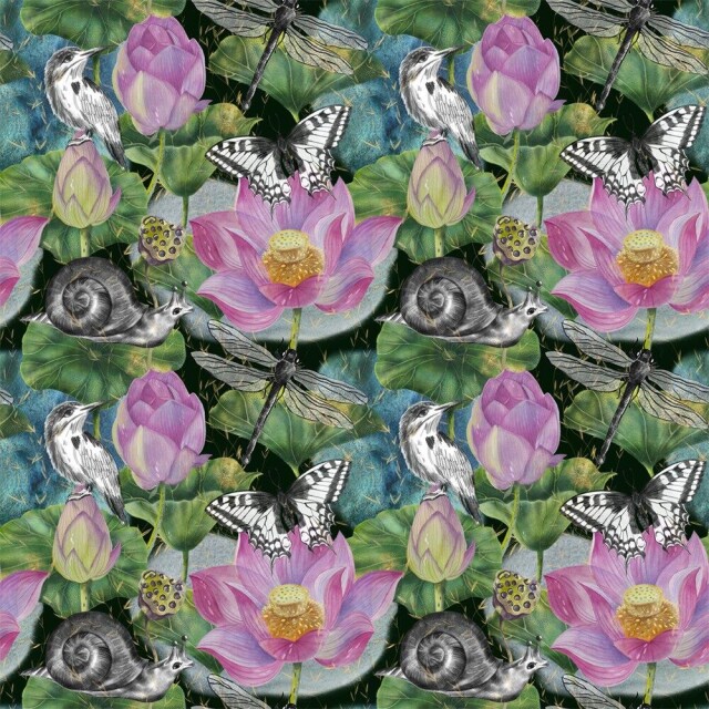 Паттерн с лотосами - CO:CREATE