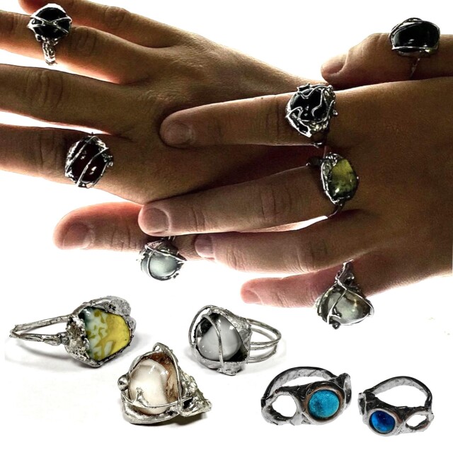 Кольца «GLASS» - CO:CREATE