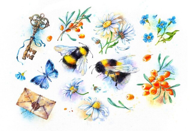 Акварельные семплеры - CO:CREATE 1