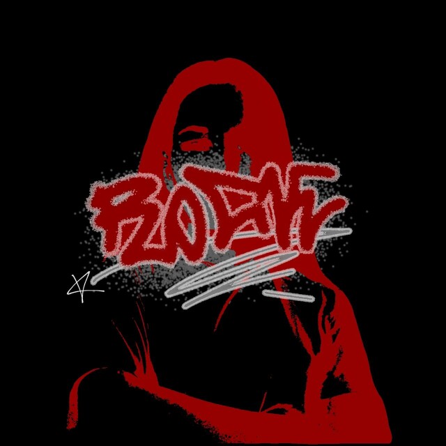 Принт на футболке "ROCK" - CO:CREATE 2
