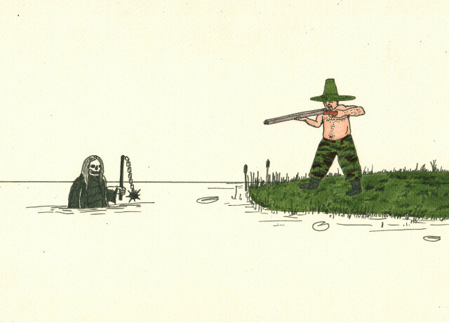 Мужичок и скелет с булавой - CO:CREATE 1