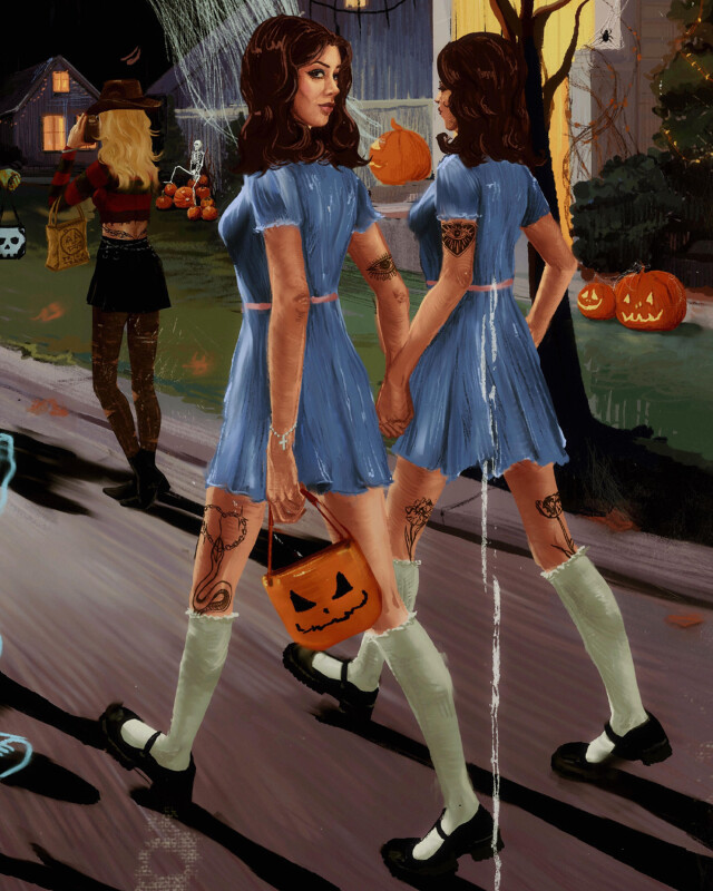 halloween poster for temple of deer - CO:CREATE 3