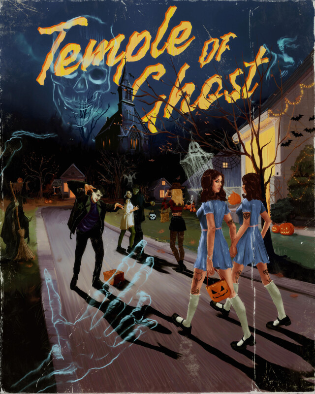 halloween poster for temple of deer - CO:CREATE 1