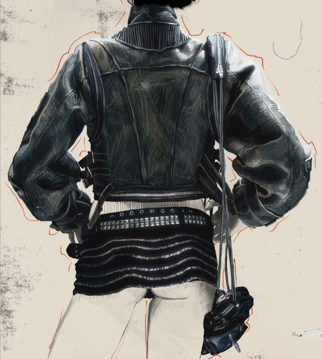 illustrated lookbook for no faith studio - CO:CREATE