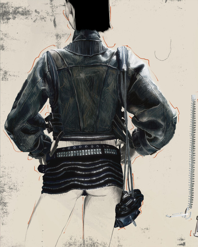 illustrated lookbook for no faith studio - CO:CREATE 1